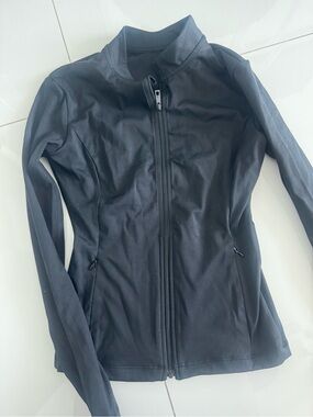 Women's Black Zip-Up Utility Jacket
